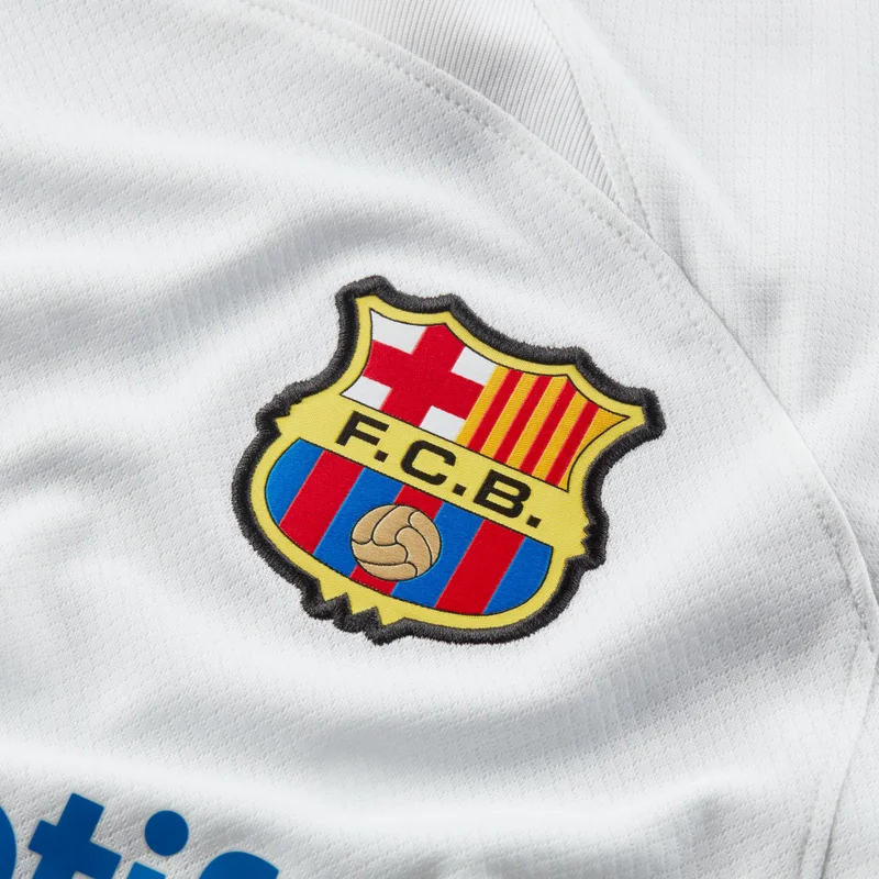 Nike Kids' FC Barcelona Dri-FIT Stadium Away Football Jersey - 2023/24 (Older Kids)