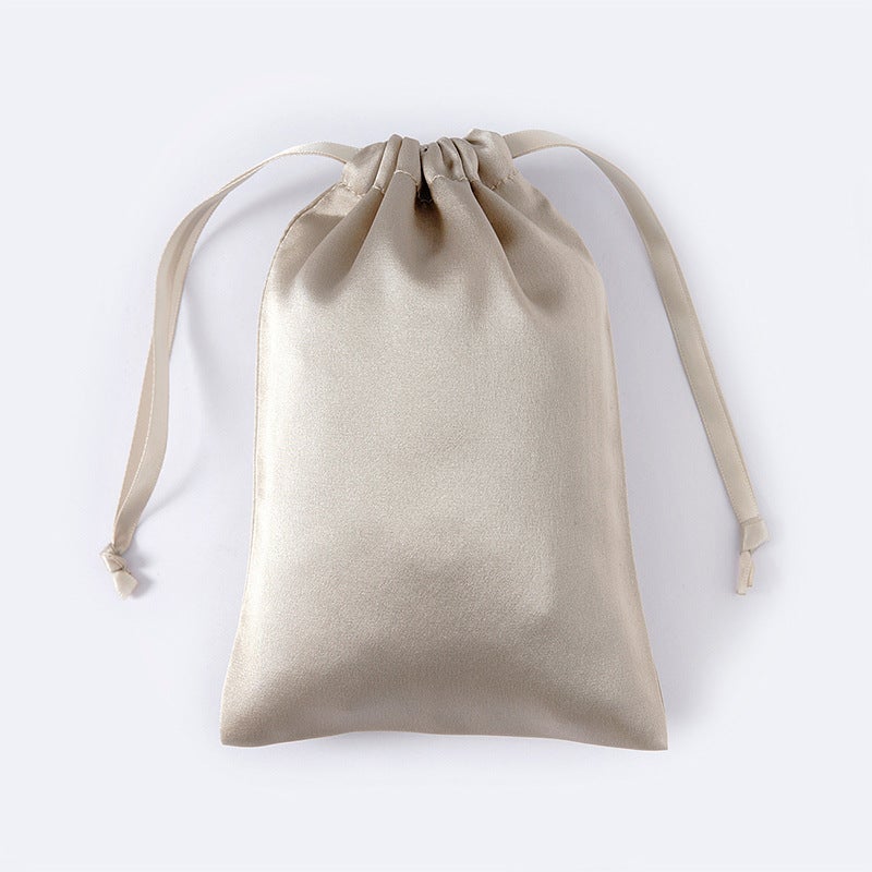 Soft Silk Drawstring Pouch Bag for Jewelry, Makeup & Accessories, Travel Dustproof Small Storage Organizer, Multi-Color Gift Bag - Image 1