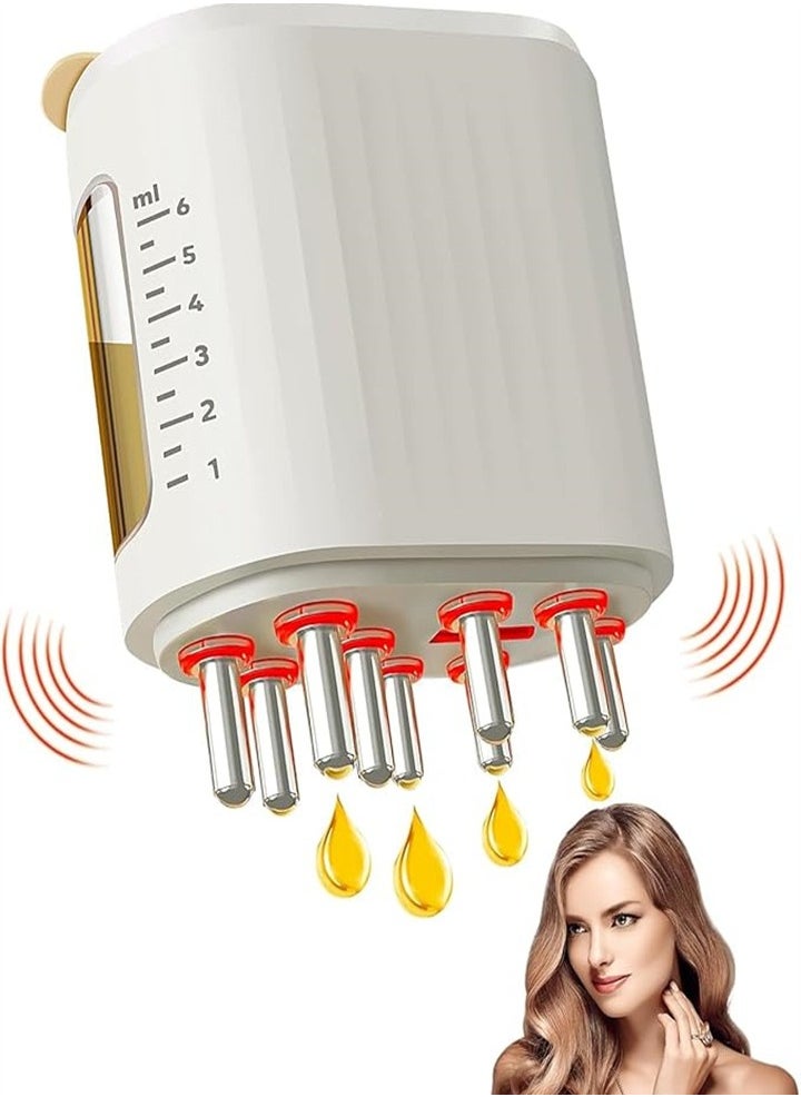 Generic 2 in 1 Electric Scalp Massager and Hair Oil Applicator, Rechargeable Waterproof Hair Massager Scalp Applicator Brush, Stress Relief  - Image 1