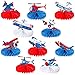 Faccito 10 Pcs Airplane Honeycomb Centerpieces Airplane Party Supplies 3D Aircraft Table Topper Aircraft Centerpieces Decorations Standing Cards for Birthday Party Shower Decor Supplies - Image 3