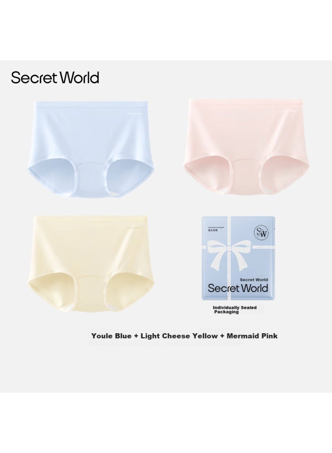 Secretworld Women's Underwear Pure Cotton Crotch 10a Antibacterial Extended Crotch High Elastic Breathable Silky Skin-friendly Modal Women's Briefs - Image 5