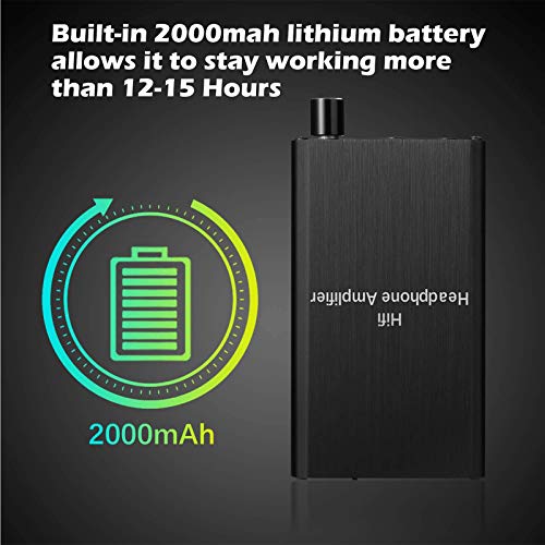 Mypin Headphone Amplifier, Portable HiFi Headphone Amp 3.5mm Stereo Audio Gain Switch Support Impedance 16-300Ω Headset for MP3/MP4 /Phones/Digital Players/Computers/Xbox one,PS4,PS5 Controller - Image 5