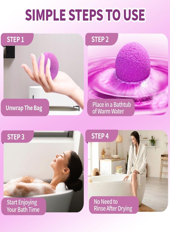 NEWFEIFAN Bath Bombs for Women & Men, 24-Pack Handmade Natural & Organic Essential Oil Bath Bomb, Easter Basket Stuffers for Adults, Spa Relaxing Birthday Gifts for Wife Girlfriend Coworkers - Image 4