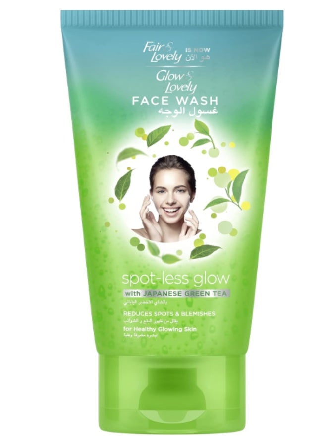 Glow & Lovely Face Wash 150ml Spot Less with Glow Japanese Green Tea - Image 1