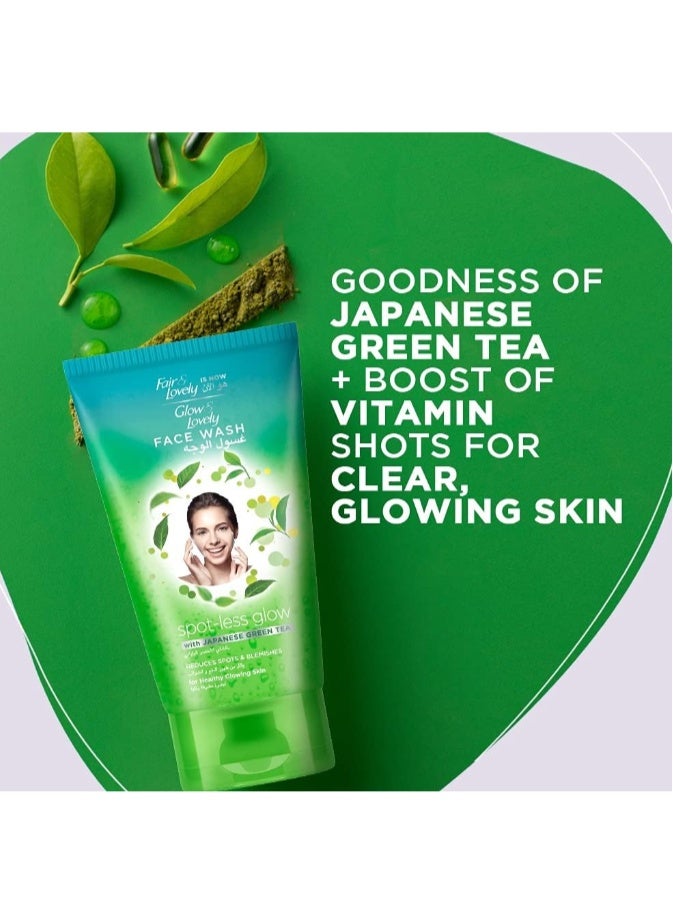 Glow & Lovely Face Wash 150ml Spot Less with Glow Japanese Green Tea - Image 2
