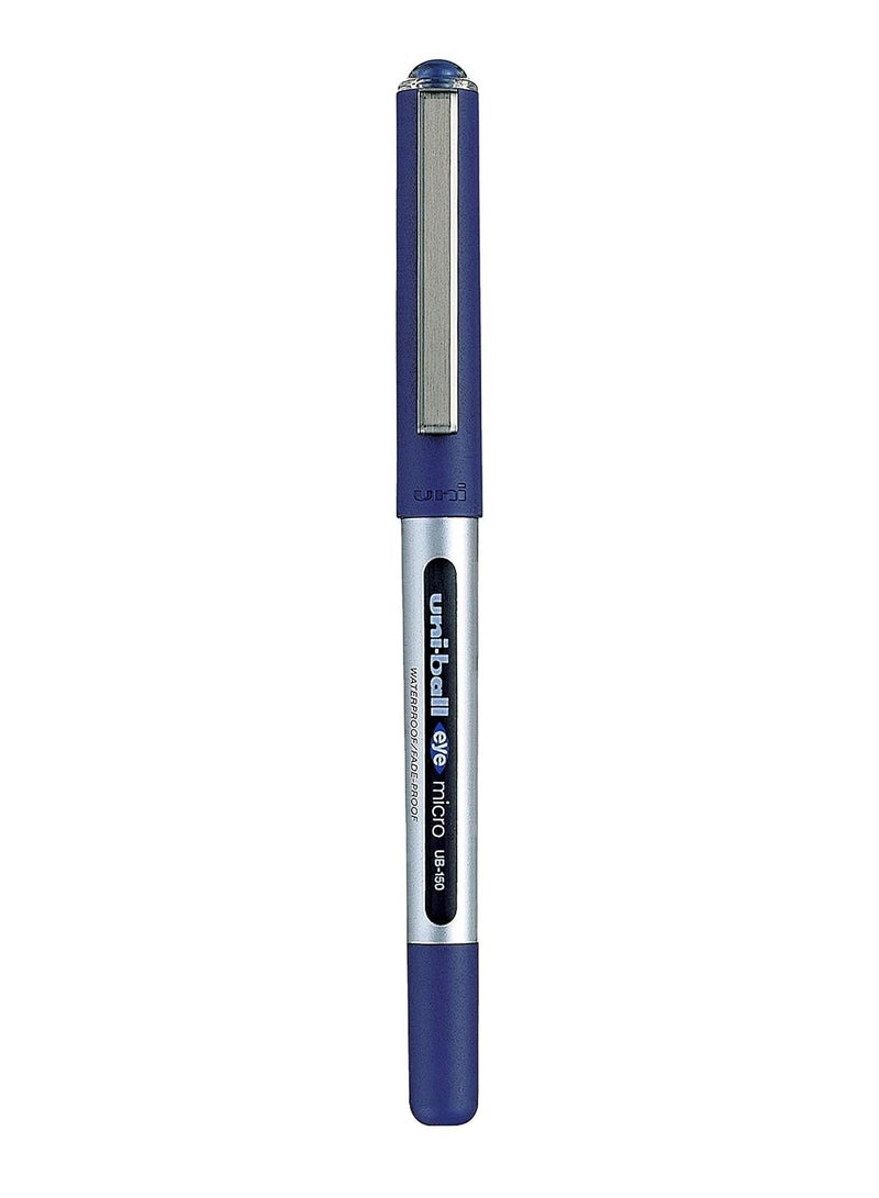 Uni-Ball-EYE UNI-BALL Eye UB150 0.5mm Roller Ball Pen | Blue Ink, Pack of 3 - Image 5