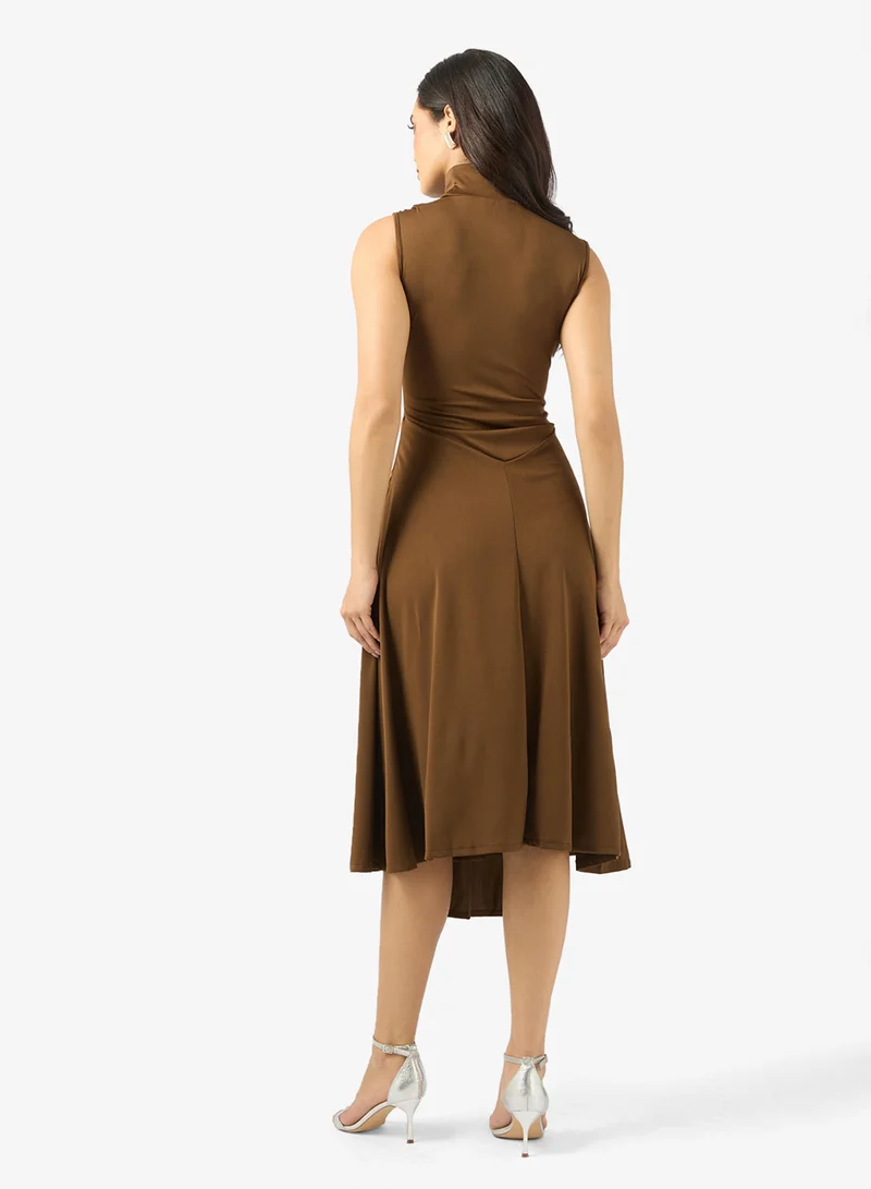 ELLA High Neck A-line Dress