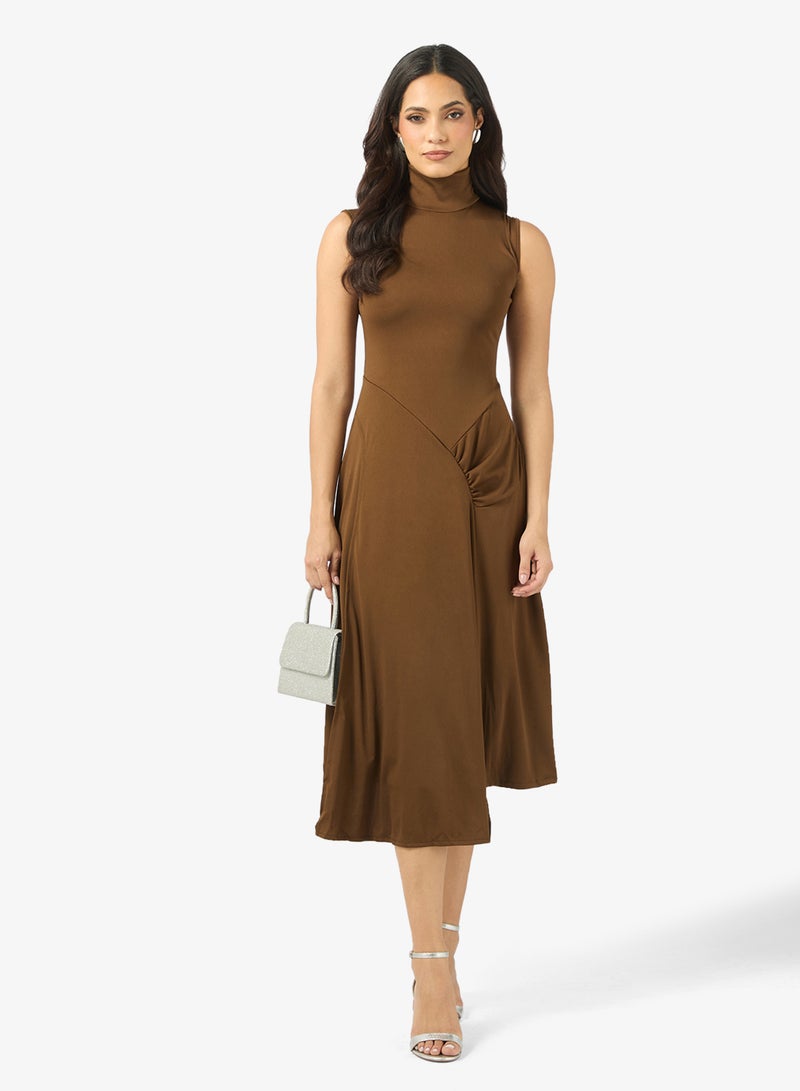 ELLA High Neck A-line Dress - Image 4