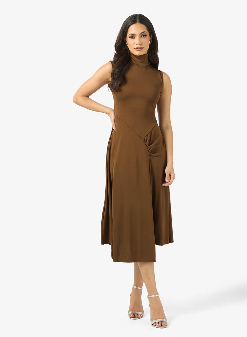 ELLA High Neck A-line Dress - Image 1