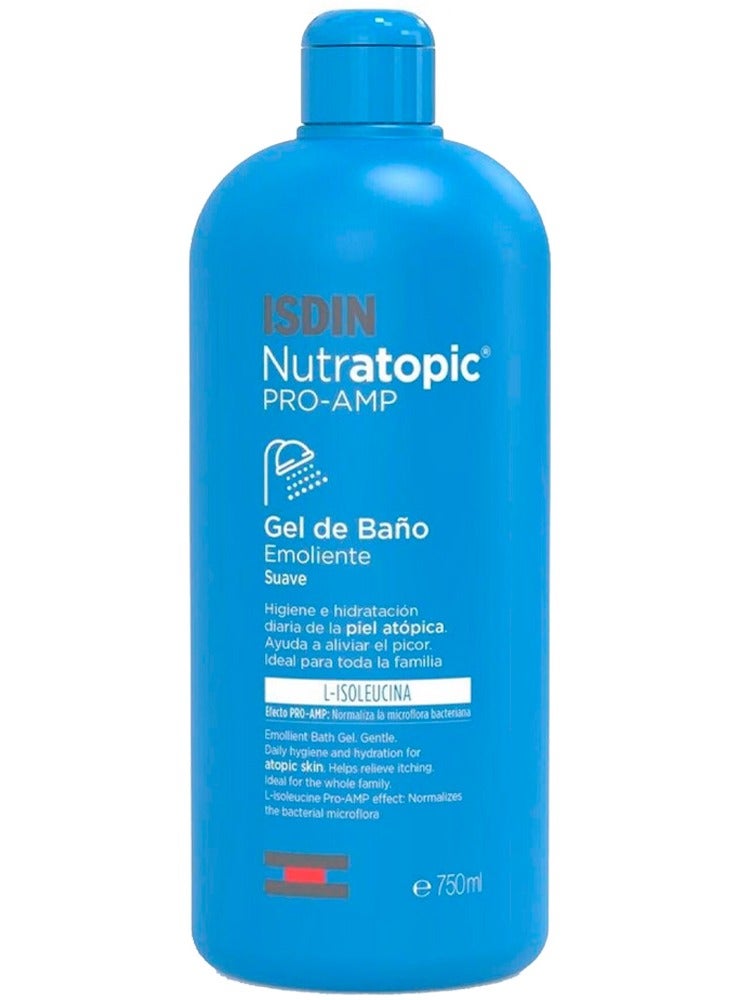 Isdin Nutratopic Pro Amp Emollient Bath Gel 750ml - Image 1
