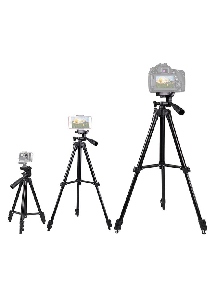 51 Inch Extendable Phone Tripod and Camera Stand with Bluetooth Remote and Clip - Image 5