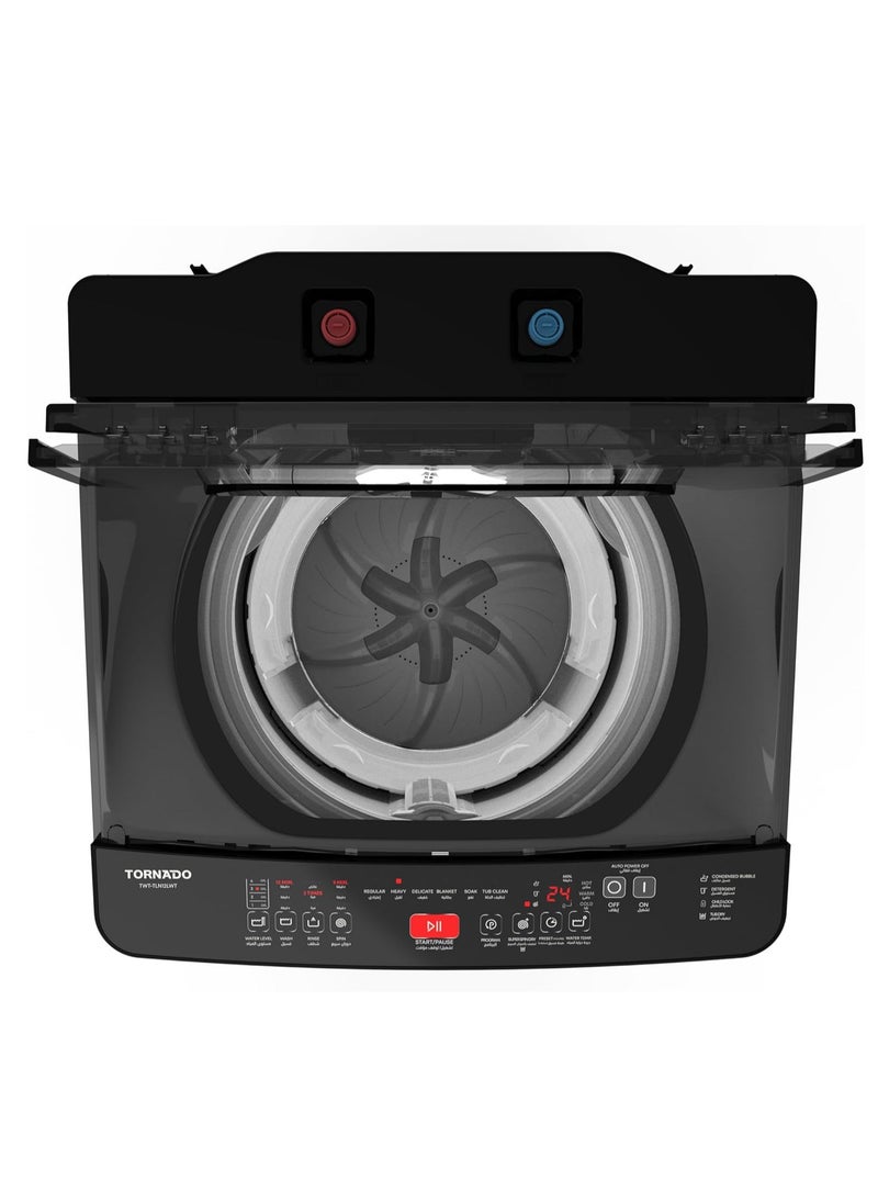TORNADO TORNADO Washing Machine Top Automatic 12 Kg Pump White TWT-TLN12LWT  - Image 4