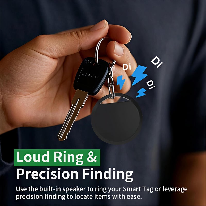Find Hub Smart Tracker for Android 9 and above - Compatible with Find My Device Network for Keys and Properties - Compact and Light Design - Supports Android 9.0 and above - Image 3