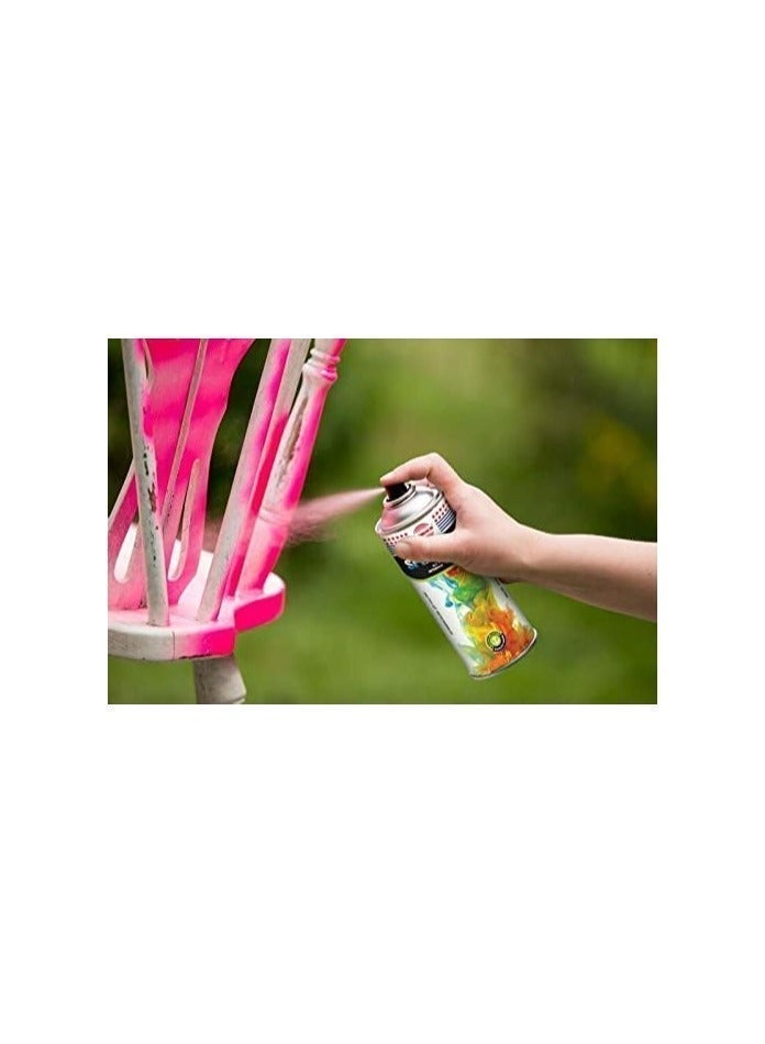ASMACO Acrylic Spray Paint Black 400ml, Quick-Drying Multipurpose Aerosol Paint for Metal, Wood and Plastic - Image 4