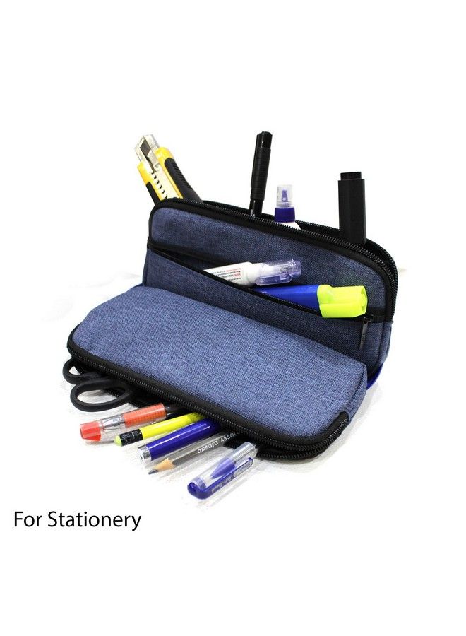 Viva Ut1008 Flipflop Toiletry Travel Bag Useful For Pencil Case Makeup Shaving Kit Pouch Travel For Men And Women (Blue) - Image 3