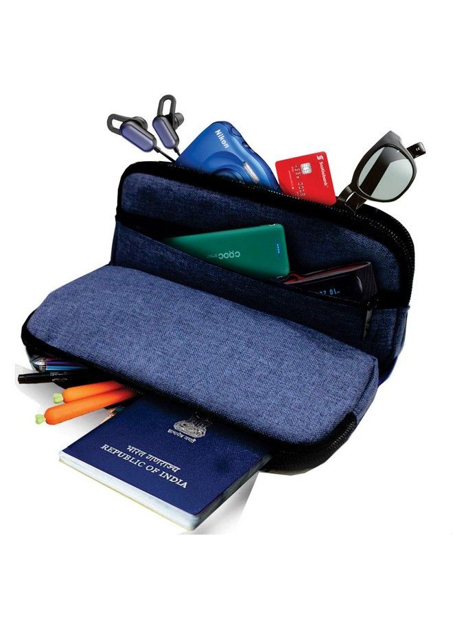 Viva Ut1008 Flipflop Toiletry Travel Bag Useful For Pencil Case Makeup Shaving Kit Pouch Travel For Men And Women (Blue) - Image 5