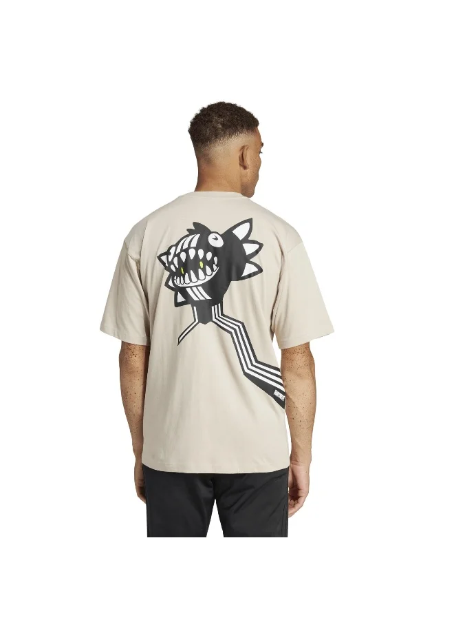 Adidas Fortnite Fi T Beige Training T-Shirts For Men Xs