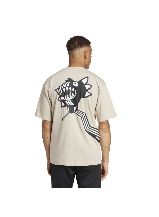 Adidas Fortnite Fi T Beige Training T-Shirts For Men Xs - Image 3