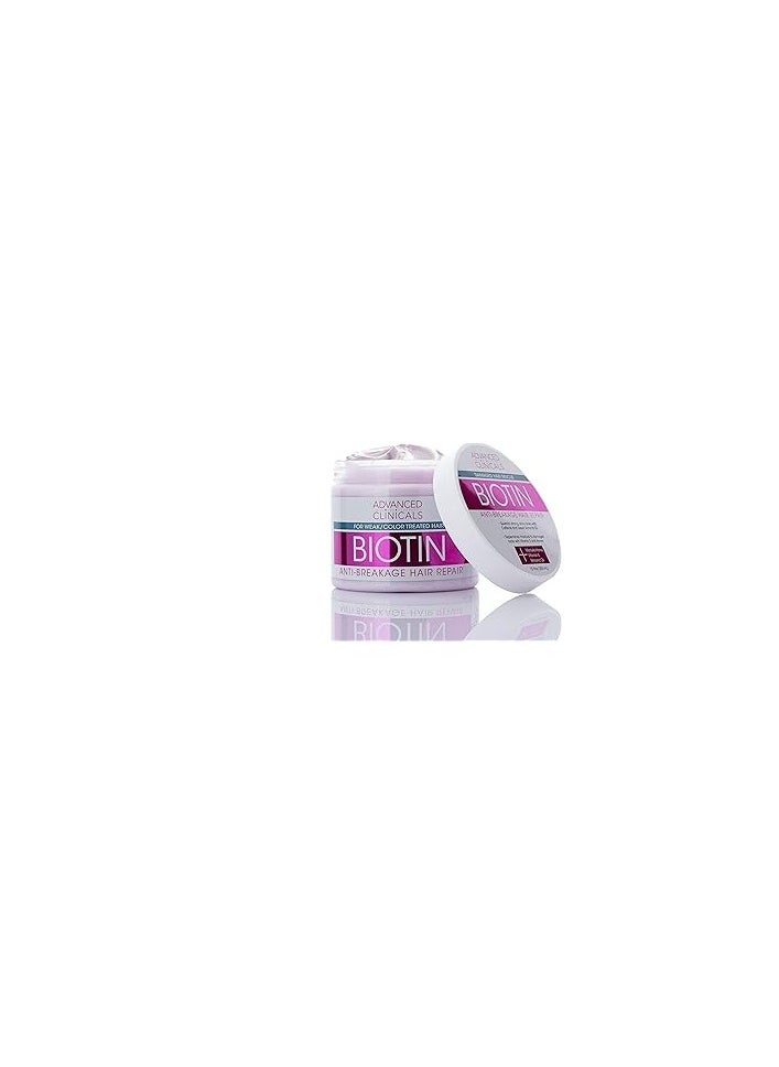 Advanced Clinicals - Biotin Anti-Breakage Hair Mask 340 ml - Image 1