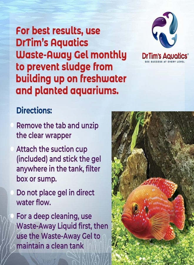 DrTim's Aquatics Freshwater Waste-Away Gel Freshwater Waste-Away Gel SM (20 gal) Double - Image 4