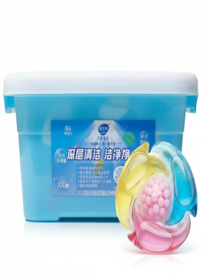 Valajogi Portable 25 Pcs Laundry Detergent Gel Capsules – Travel-Friendly Laundry Beads for Clothes Cleaning | Liquid Washing Pods for Home, Dorm, Bathroom & Travel Multicolor (Pack Of 25 - Image 1