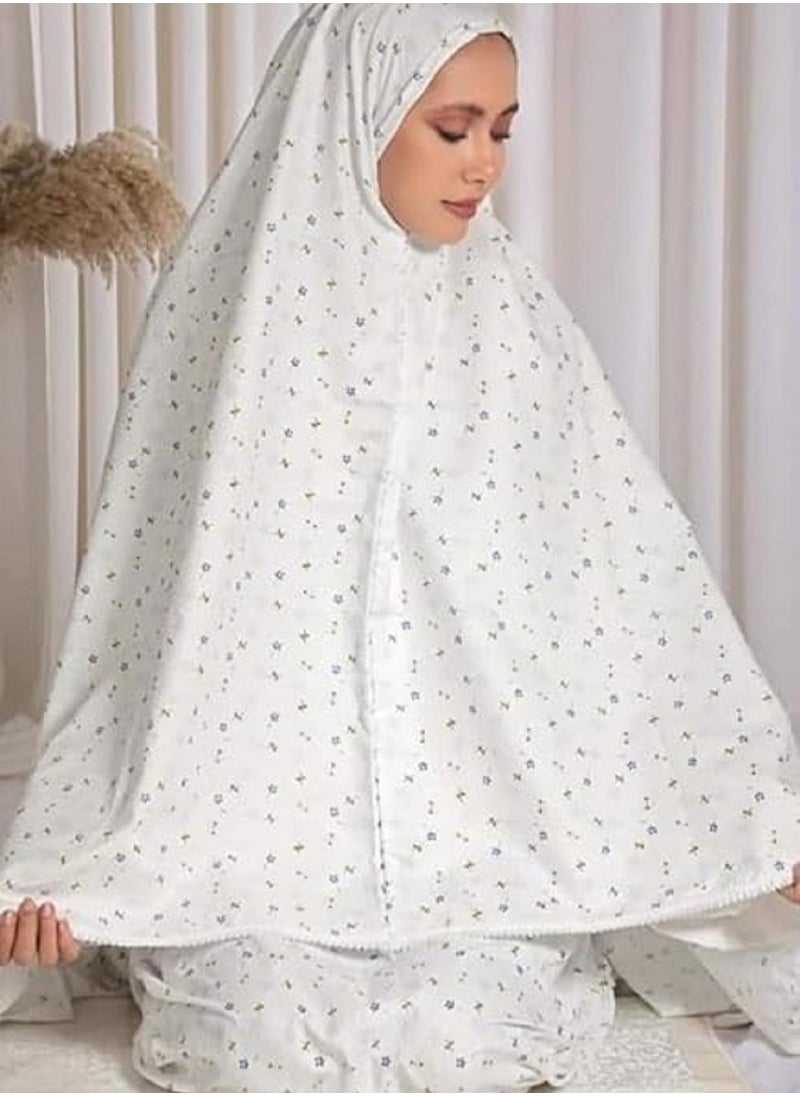 Generic Elegant 2-Piece White Prayer Dress: Comfortable look with high quality cotton material  - Image 3