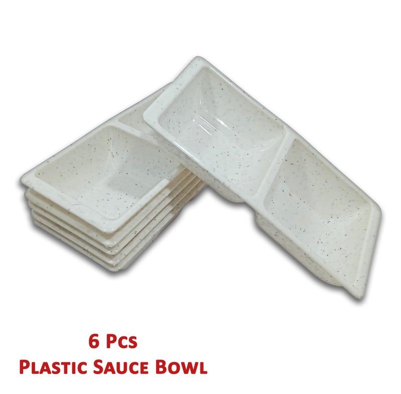 Inpro Serve in Style with Our -6 Piece Small Sauce Bowl in White Color - Perfect for Dinners - Image 3