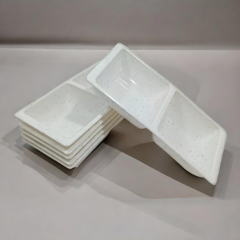 Inpro Serve in Style with Our -6 Piece Small Sauce Bowl in White Color - Perfect for Dinners - Image 1