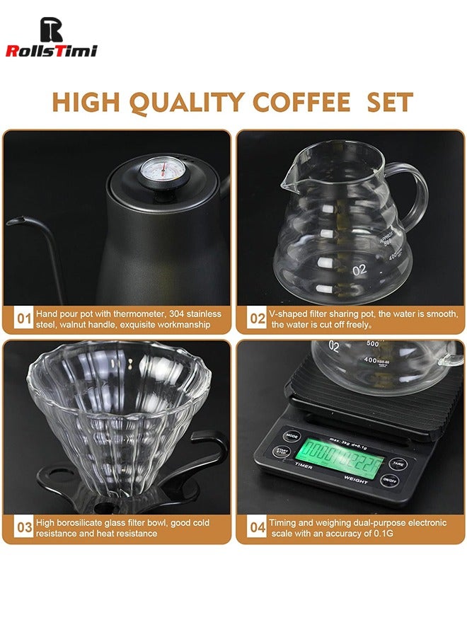 رولستيمي صب أكثر من صانع القهوة المنقط مجموعة مع حقيبة حمل المحمولة - Image 3