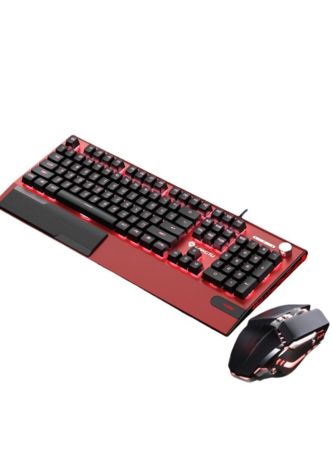 EBMINI New Wired Keyboard And Mouse Office Esports Set
