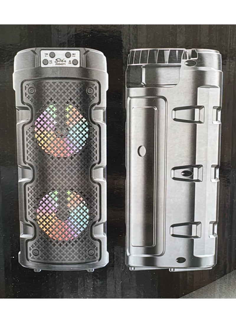 Portable Desk Speaker Bluetooth, Micro SD, USB. Super Bass Speaker - Image 1