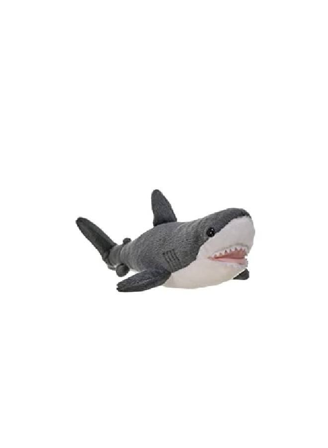 Wild Republic Great White Shark Plush Stuffed Animal Plush Toy Gifts For Kids Cuddlekins 13 Inches  - Image 4