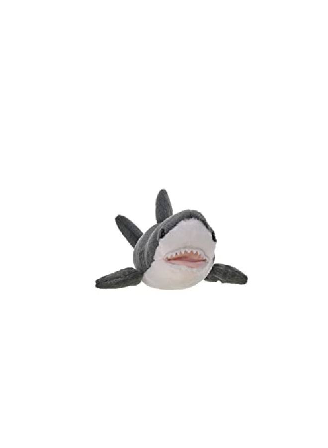 Wild Republic Great White Shark Plush Stuffed Animal Plush Toy Gifts For Kids Cuddlekins 13 Inches  - Image 2