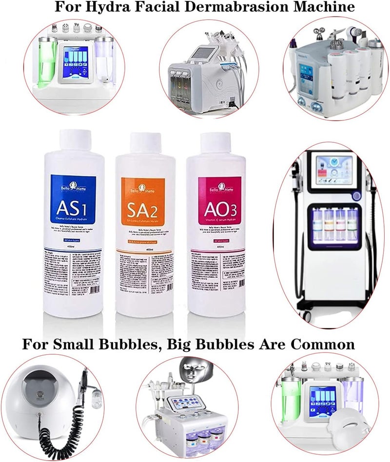 Marfort AO3 Aqua Peeling Solution Top Salon Skin Scrub Hydra Skin Scrub Special Solution Small Bubble Solution 400ml - Image 5