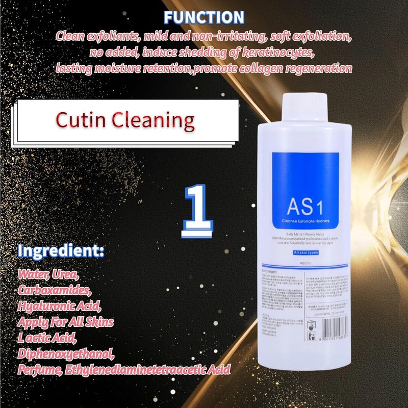 Marfort AO3 Aqua Peeling Solution Top Salon Skin Scrub Hydra Skin Scrub Special Solution Small Bubble Solution 400ml - Image 1