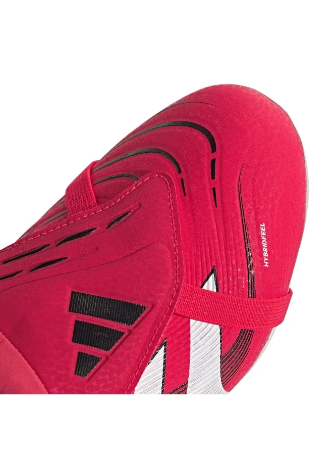 adidas حذاء كرة قدم predator league للأطفال بنعل ثابت ولسان قابل للطي للجنسين