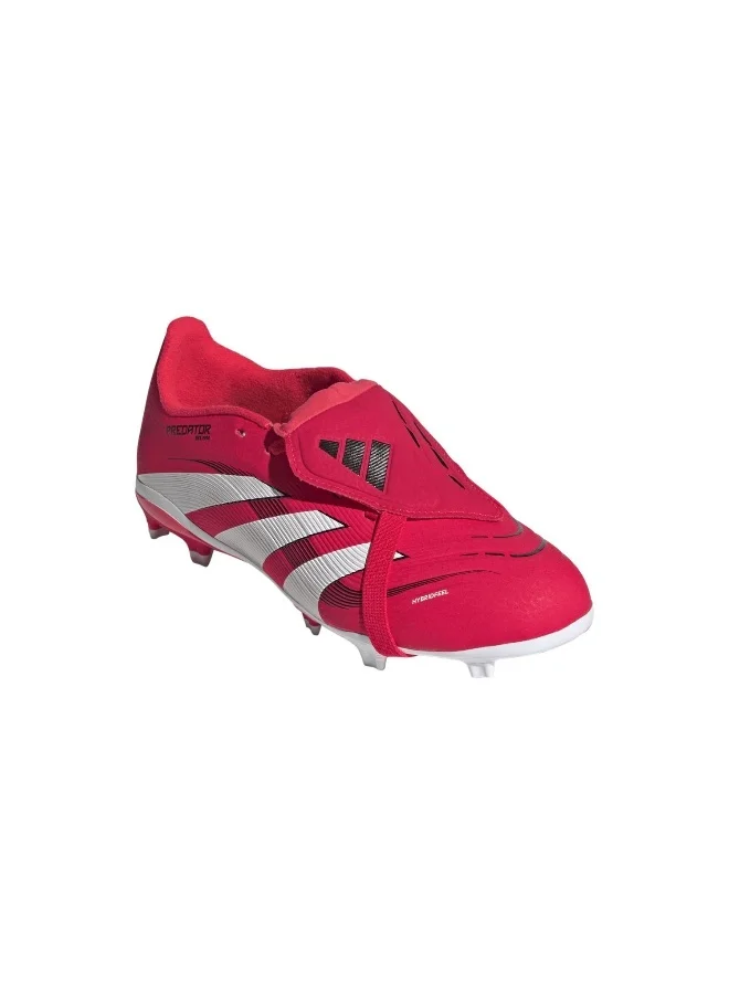adidas حذاء كرة قدم predator league للأطفال بنعل ثابت ولسان قابل للطي للجنسين