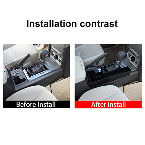CHEAYAR Gear Tray Gear Shift Console Side Storage Box for 2018-2020 Toyota Land Cruiser Prado FJ150/LC150 Accessories (Gear Side Storage Box) - Image 2
