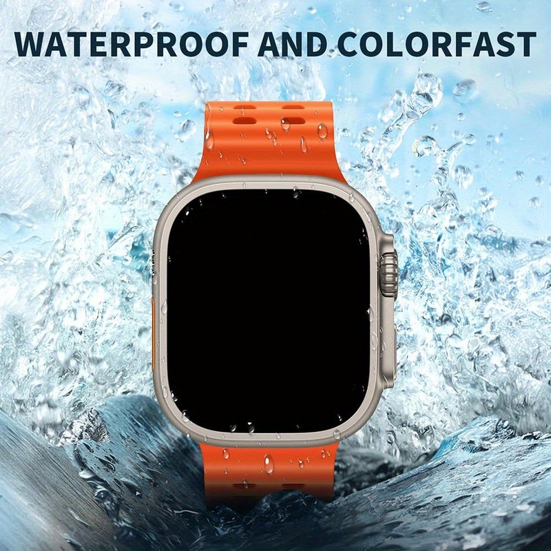 Shockproof Hard PC Case With Silicone Band For Apple Watch 44mm - Image 5