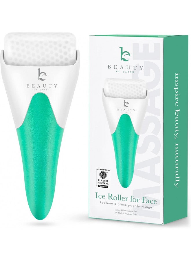 Beauty by Earth Ice Roller for Face - Face & Eye Roller for Puffy Eyes Relief, Skin Care Product Beauty Gift That Helps Relieve Migraines, Facial Roller Gifts for Women - Image 1
