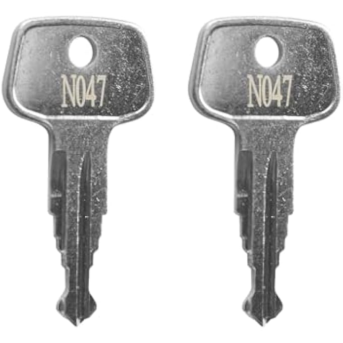 N047 Roofs Car Rack Replacement Key, Thule Bicycle Rack Key, Roof Rack Replacement Key, Replacement Keys for Ski, Roof, Cargo Box, Carrier Racks and Crossbars [Code N047] - Image 3