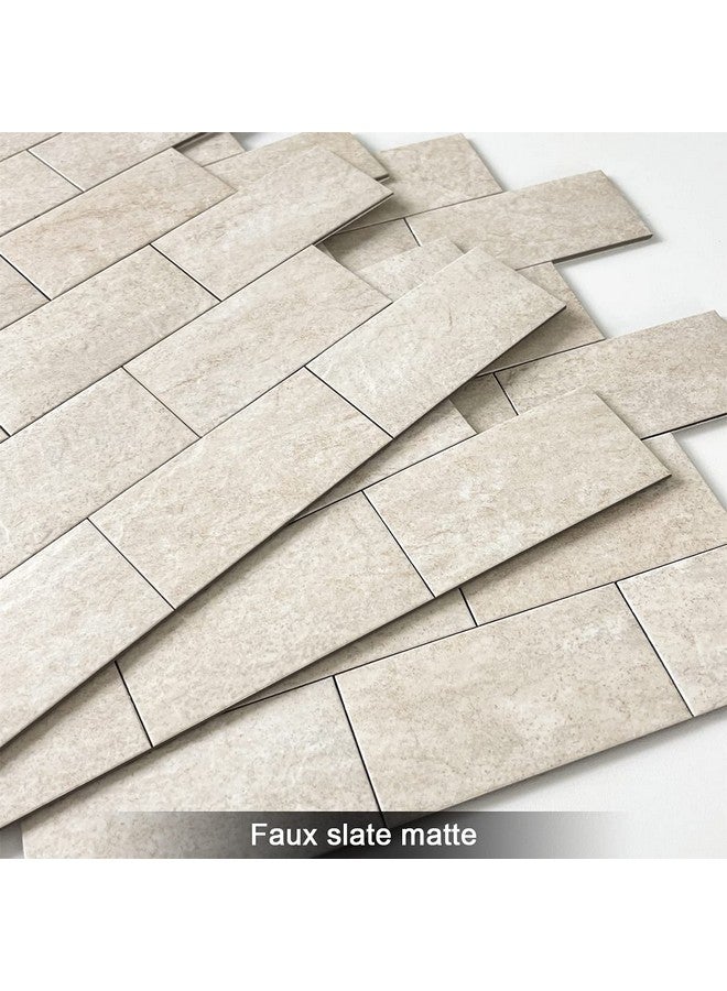 BeNice Peel and Stick Backsplash for Kitchen,Bathroom Wall Backsplash Tile Peel and Stick Shower Tiles Waterproof(10sheets,Rustic Beige) - Image 2
