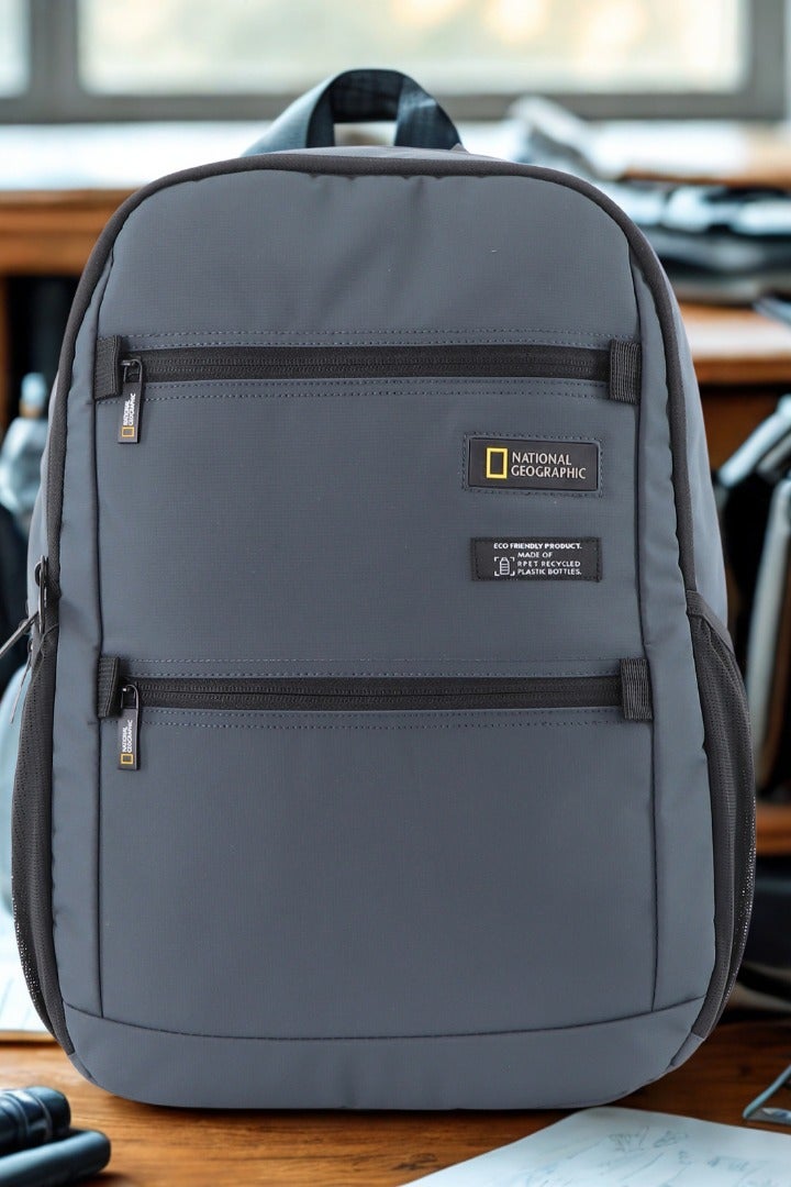 ناشيونال چيوغرافيك حقيبة ظهر ناشيونال جيوغرافيك ميوتيشن رمادي للرجال والنساء - Image 3