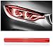 wedfish 12 X 48inch Car Light Tint Film CuttableStretchability Car Headlight Taillight Fog Light Vivid Vinyl Wrap ProtectorNonMarking SelfAdhesive Decals Car Decor Red - Image 2