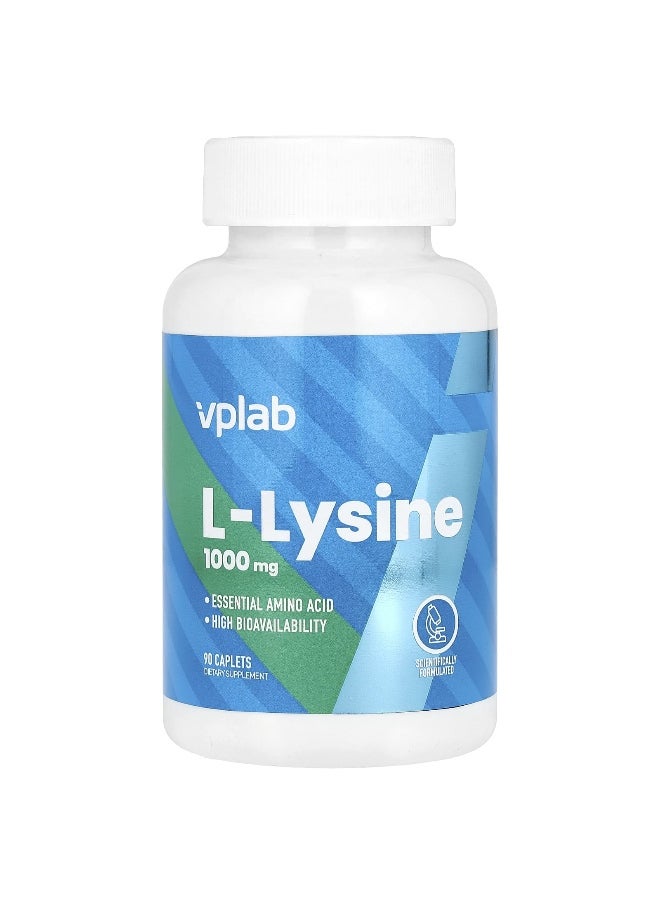 vplab Vplab, L-Lysine, 1,000 mg, 90 Caplets  - Image 1