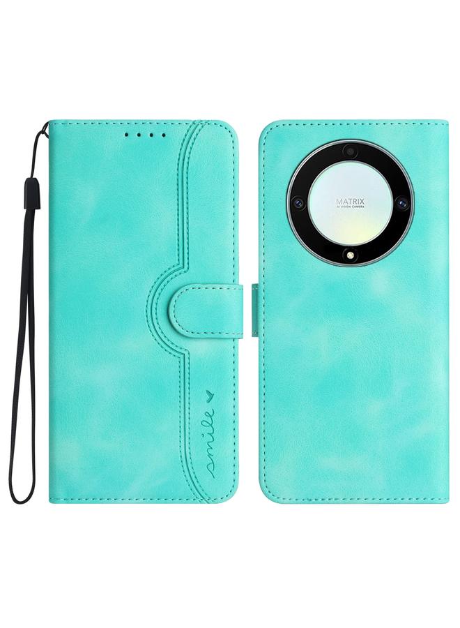 S-TOP Case For Honor X40 Heart Pattern Skin Feel Leather Phone Case - Image 1