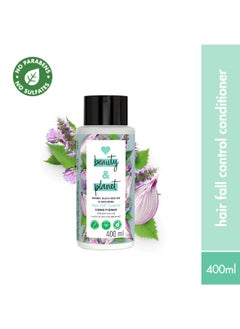 love beauty and planet Onion, Black Seed And Patchouli Hairfall Control Sulphate Free Conditioner 200 ml  - Image 1