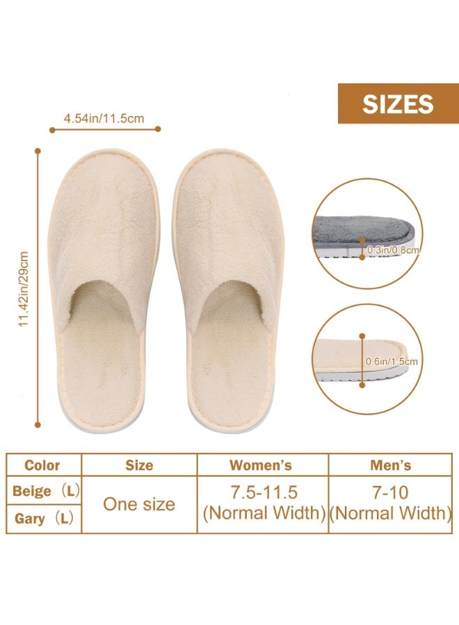 يلا جوي 6 أزواج الحذاء القابل للتصرف للضيوف ، الحذاء القابل للتصرف غير المنزلق ، قابل للغسيل ، والتي يمكن استخدامها كنساء الرجال ، المنزل ، الداخلي ، الحمام ، غرفة النوم ، الفندق ، حذاء العروس - Image 3