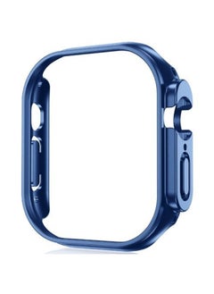 Generic Precision Case Hard PC Shockproof Cover For Apple Watch Ultra 2 - 49mm Series 9 Blue. 