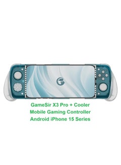 Professional Gamepad GameSir X3 Pro Aurora Borealis Mobile Gaming Controller with Cooler Android, iPhone 15 Series, Ergonomic Design-Phone Controller, Support Zenless Zone Zero, Cloudy Gaming, Xbox